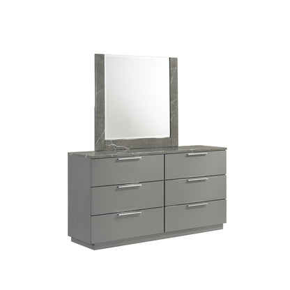 Elara - Dresser With Spacious Drawers - Gray