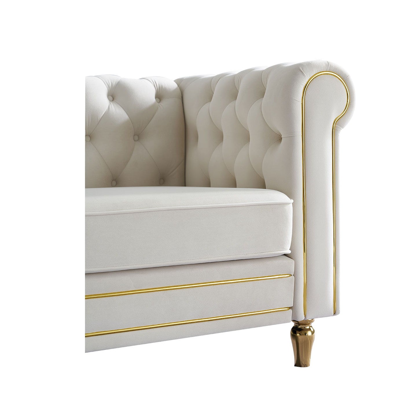 Chesterfield - Sofa 84.65" For Living Room