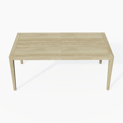 Adeline - Rectangular Dining Table With Leaves - Natural Wood Wash