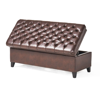 Juliana - Storage Ottoman With Birch Legs