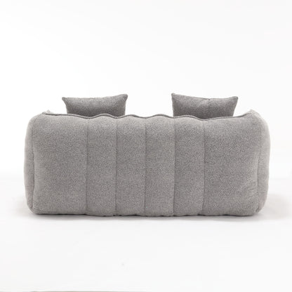 Cozy Beanbag Chair With High Resilience Foam Core For 2