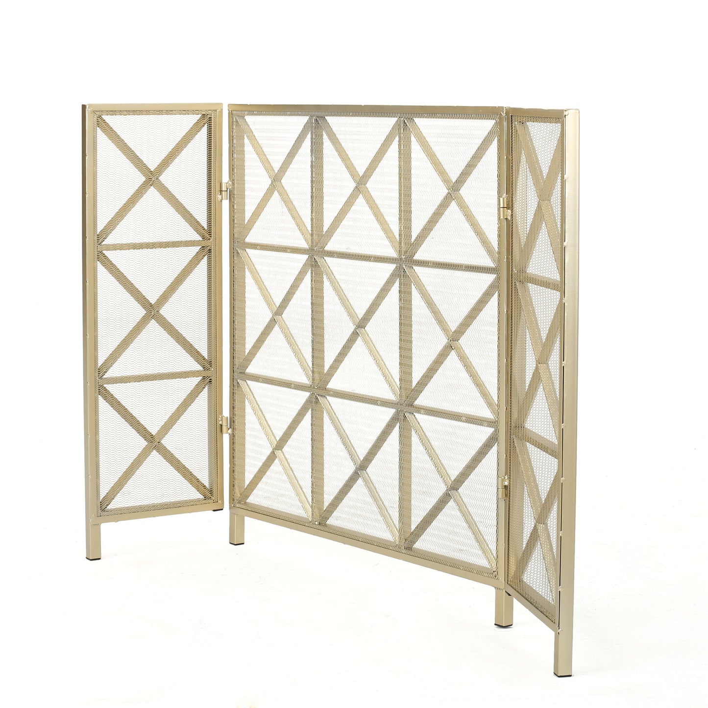 Margaret - 3 Panel Fireplace Screen Iron