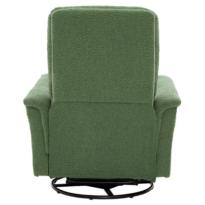 Manual Recliner Chair With 8 Point Massage And Swivel Function