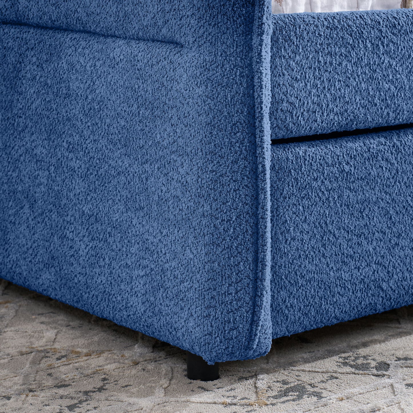 Upholstered Daybed With Pop Up Trundle