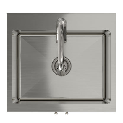 Darwin - Deluxe Laundry Cabinet With Pull-Out Faucet And Stainless Steel Sink