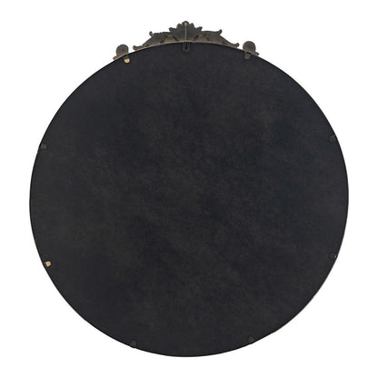 Classic Design Mirror With Baroque Inspired Frame For Bathroom, Entryway Console Lean Against Wall