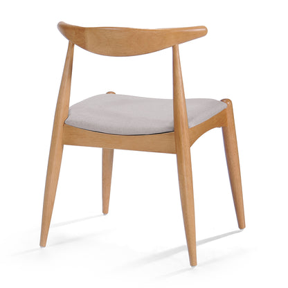 Elegant Dining Chairs With Ergonomic Backrest & Comfort Cushions (Set of 2)