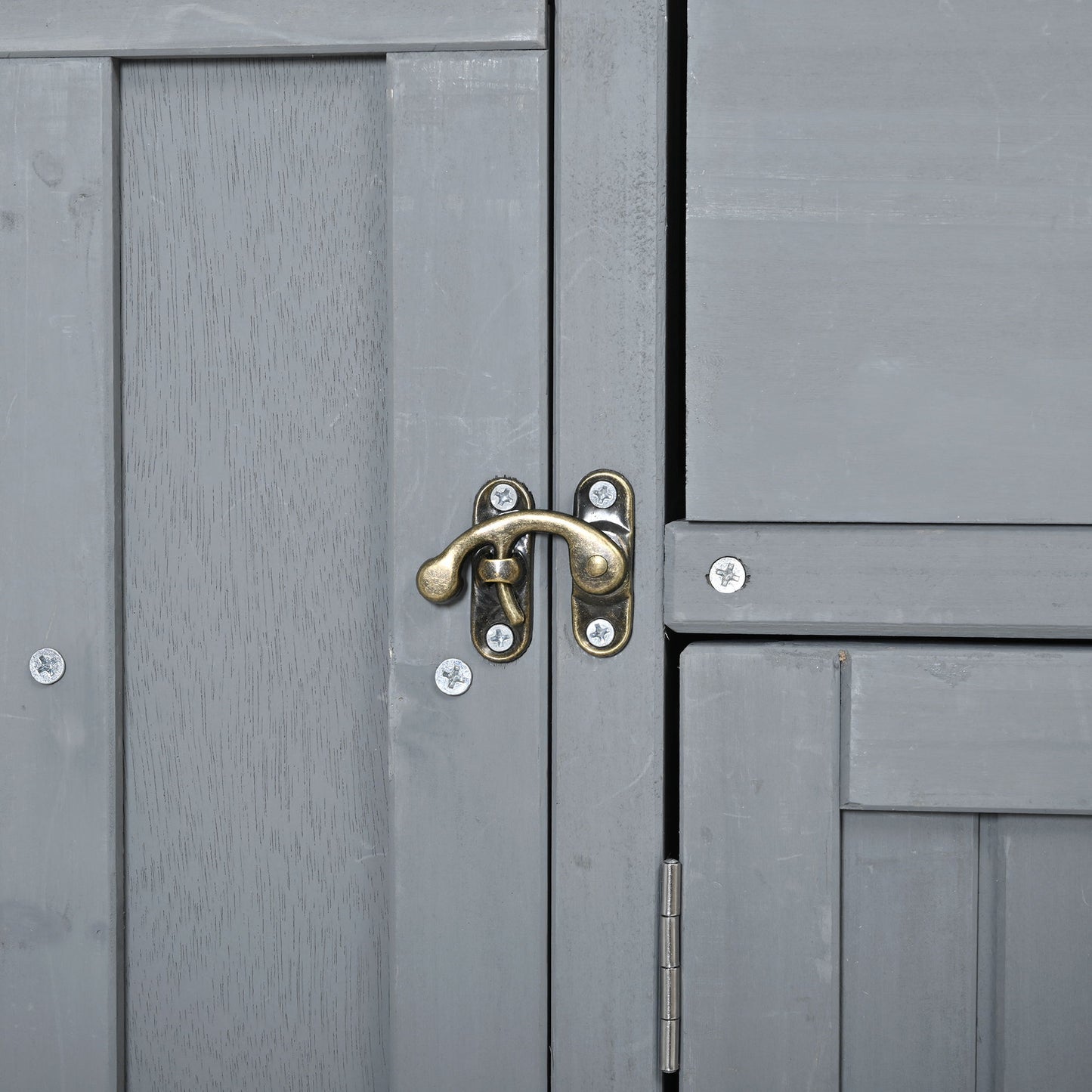 Outdoor Kitchen Island Prep Station With Lockable Wheels, Ample Storage, Towel & Spice Racks