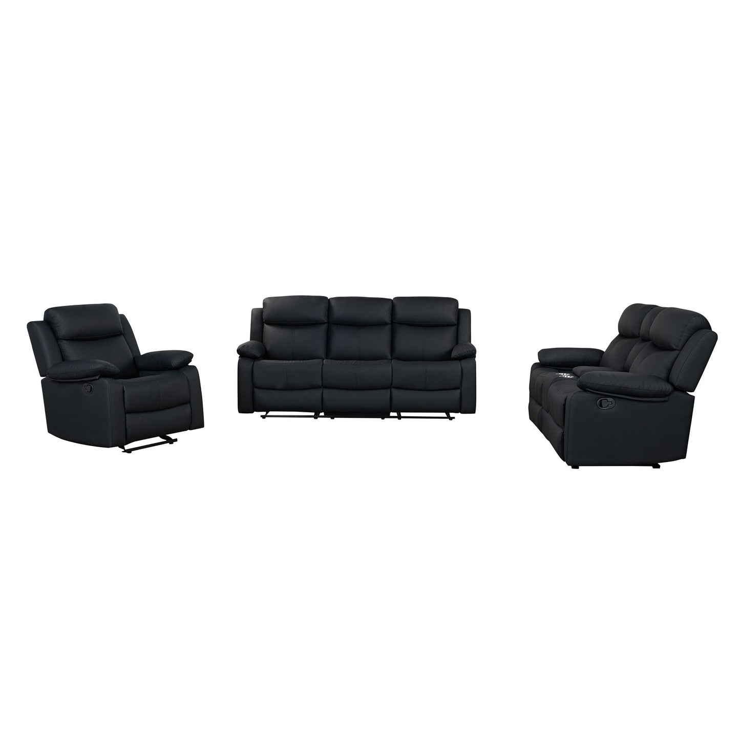 Blanche - Reclining Sofa With LED Lights