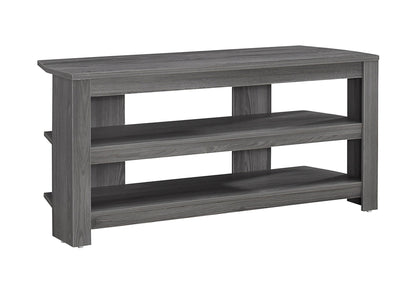 TV Stand, Console, Media Entertainment Center, 3 Storage Shelves