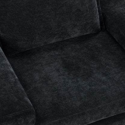Upholstered Accent Chair With Wide Armrests And Ergonomic Back Support