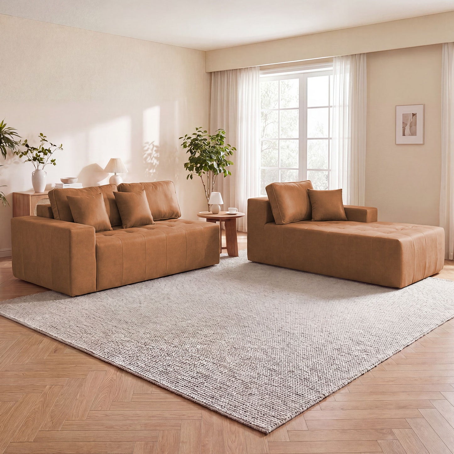 L - Shaped Corner Chaise Sofa Bed