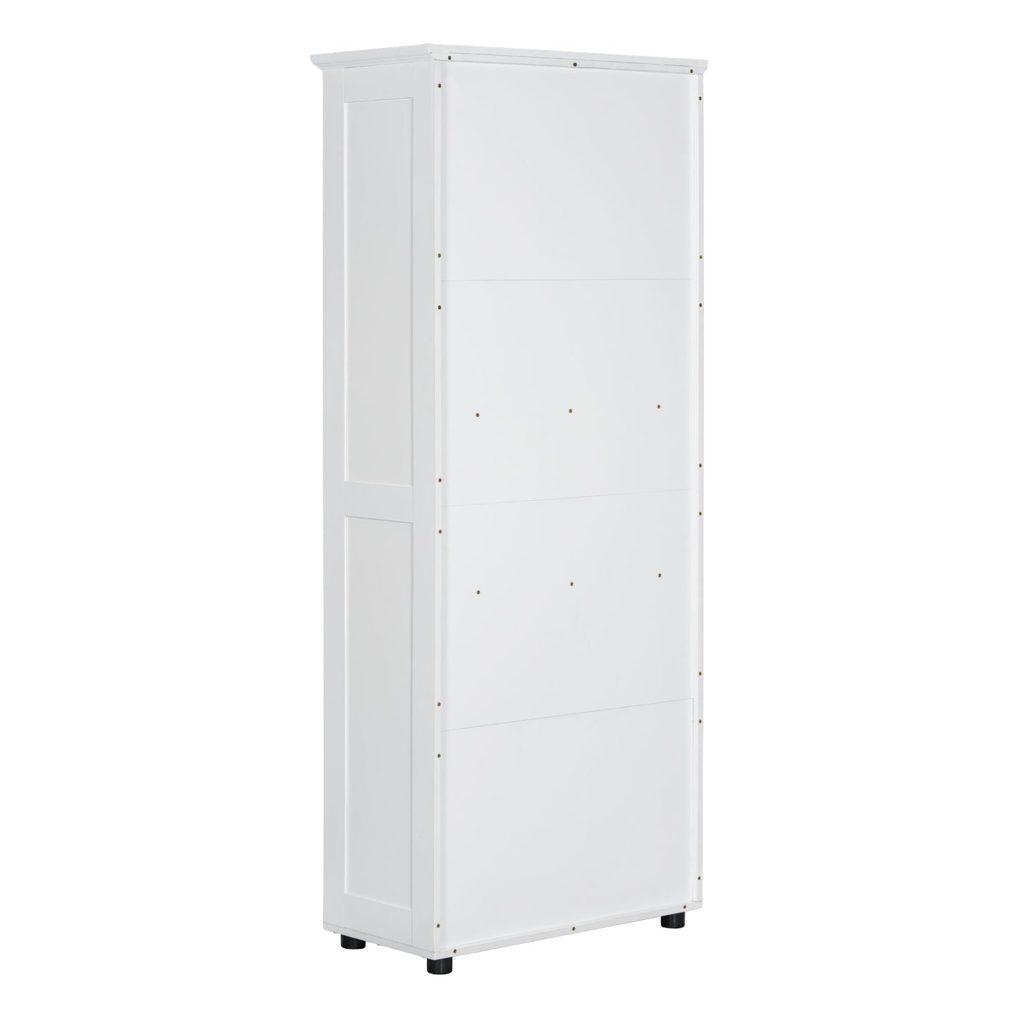 Storage Cabinet With Adjustable Shelves, 2 Doors, Rectangle Design For Bathroom