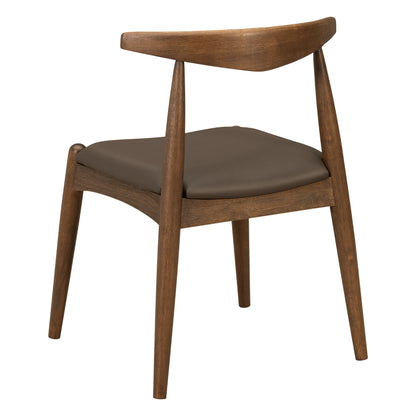 Dining Chairs With Ergonomic Backrest (Set of 2)