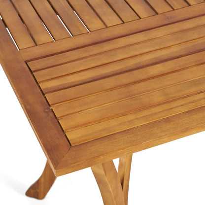 Outdoor Hermosa 7 Piece Wood Dining Set With Cushions - Teak