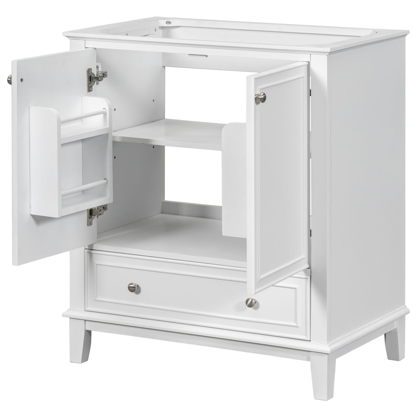 Modern Bathroom Vanity Base Only With Doors And Drawer