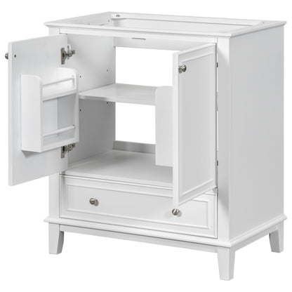Modern Bathroom Vanity Base Only With Doors And Drawer