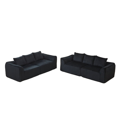 Minimalist Set With Curved Lines & Gently Sloped Backrest