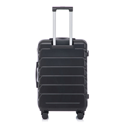 Hard Shell Luggage With Scratch Resistant Surface, 4 Wheels, Combination Lock & Side Hooks