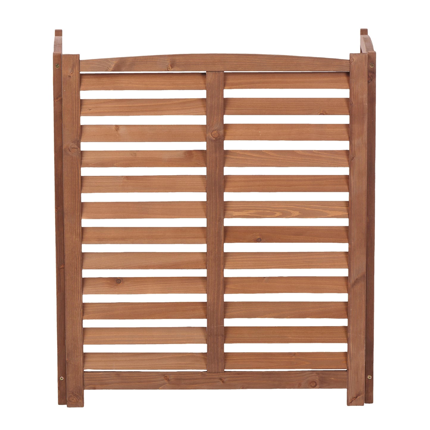 3 Panel Outdoor Wooden Air Conditioner Fence