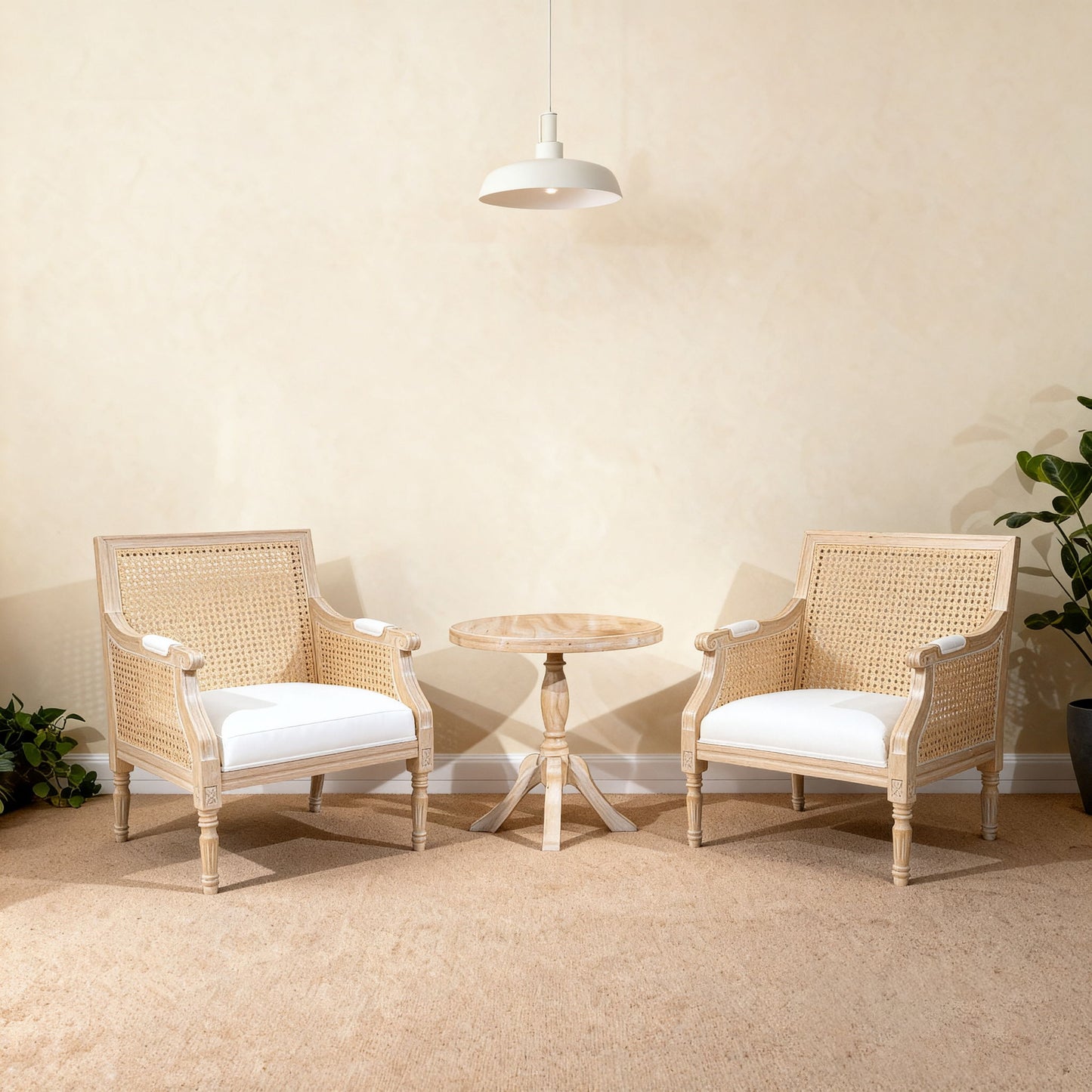 Accent Chair For Living Rooms - Beige