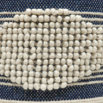 Diamond - Handcrafted Cylindrical Pouf