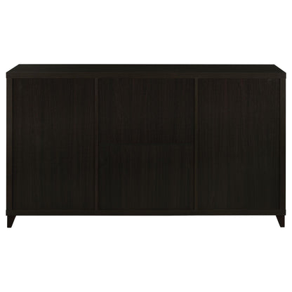 Nyler - 3 Drawer Rectangular TV Console - Cappuccino