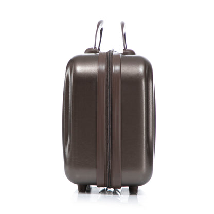 Luggage Set With Cosmetic Case, Combination Lock, Front Opening Design