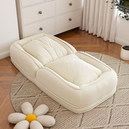 Upholstered Foldable Lazy Sofa Bed For Adults And Pets