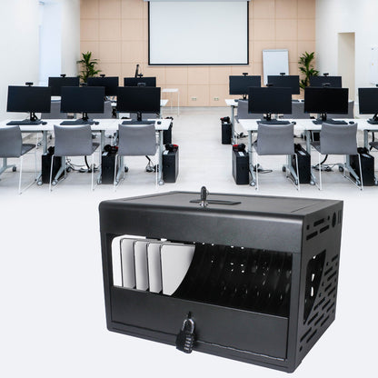 16 Bay Charging Cabinet For Laptop book, Locking Charging Station