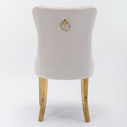 Nikki - Modern, High-End Tufted Dining Chair (Set of 2)