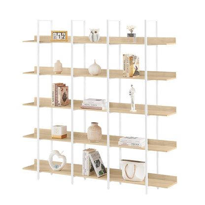 Vintage Industrial 5 Tier Bookcase
