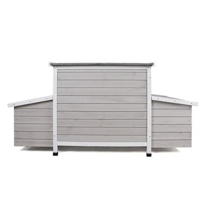 Large Chicken Coop Outdoor Hen House & Dual Nesting Boxes