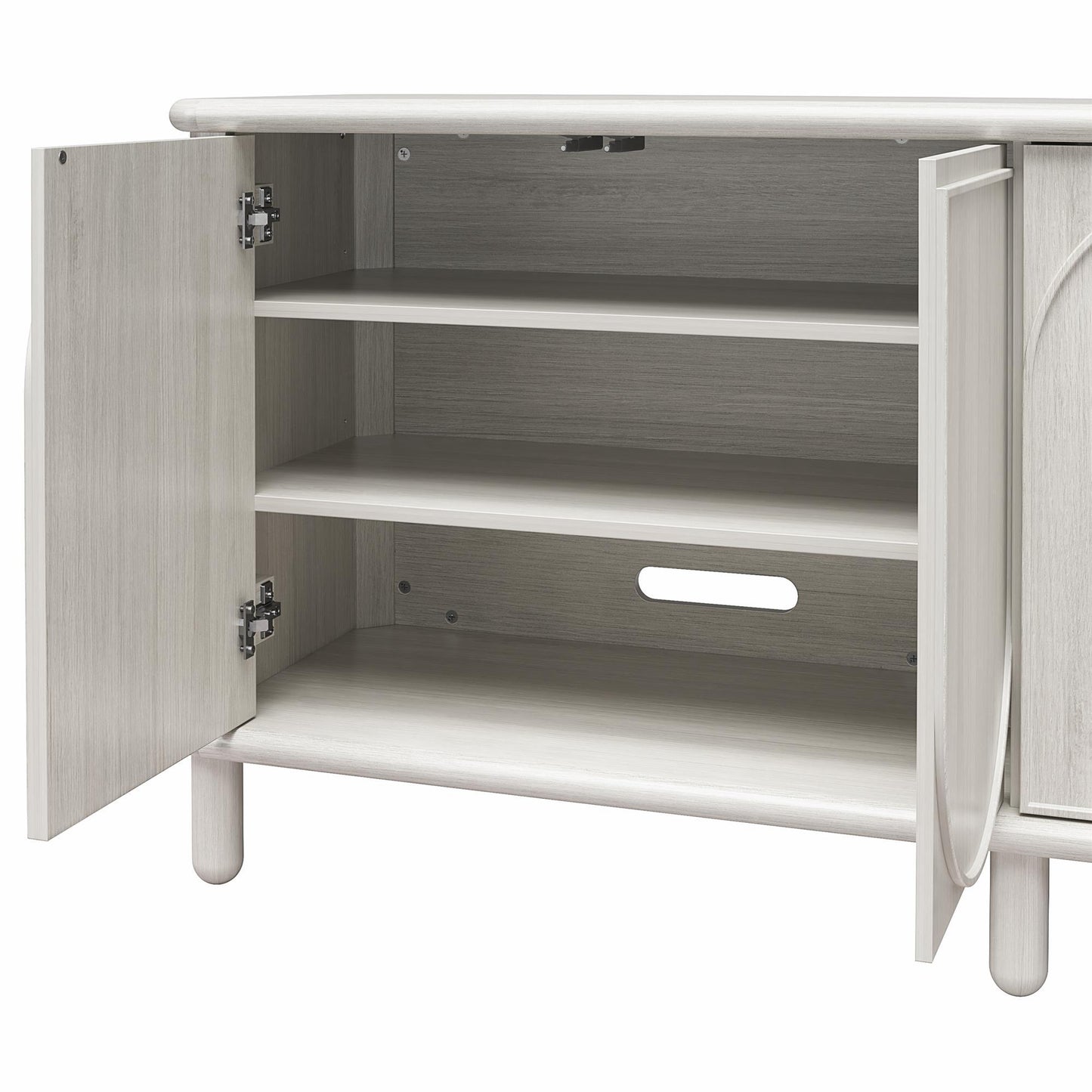 Selena - Credenza - Rustic White