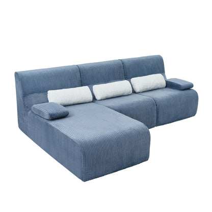 Oversized Sectional Sofa, Living Room Seating With Modular Design