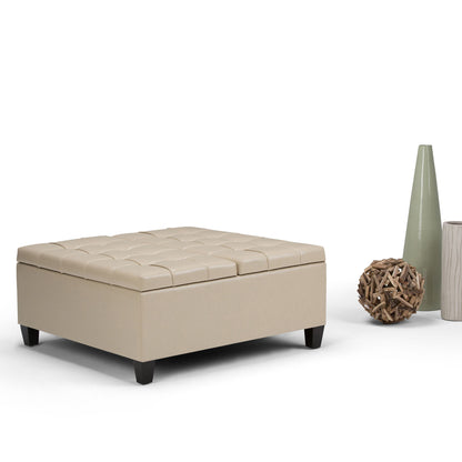 Harrison - Upholstered Coffee Table Storage Ottoman