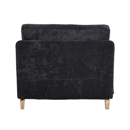 Mid Century Modern Foldable Sofa Bed, 3 In 1 Convertible Sleeper With 3 Pillows
