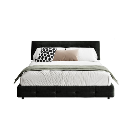 Tufted Headboard With Extra-Large Ultra-Soft Cloud Pillow Design