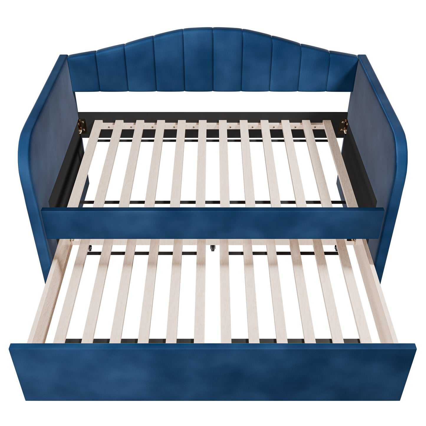 Modern Day Bed Trundle With Slat Support