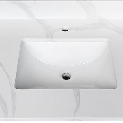 Bathroom Vanity Top With Undermount Single Bowl Sink