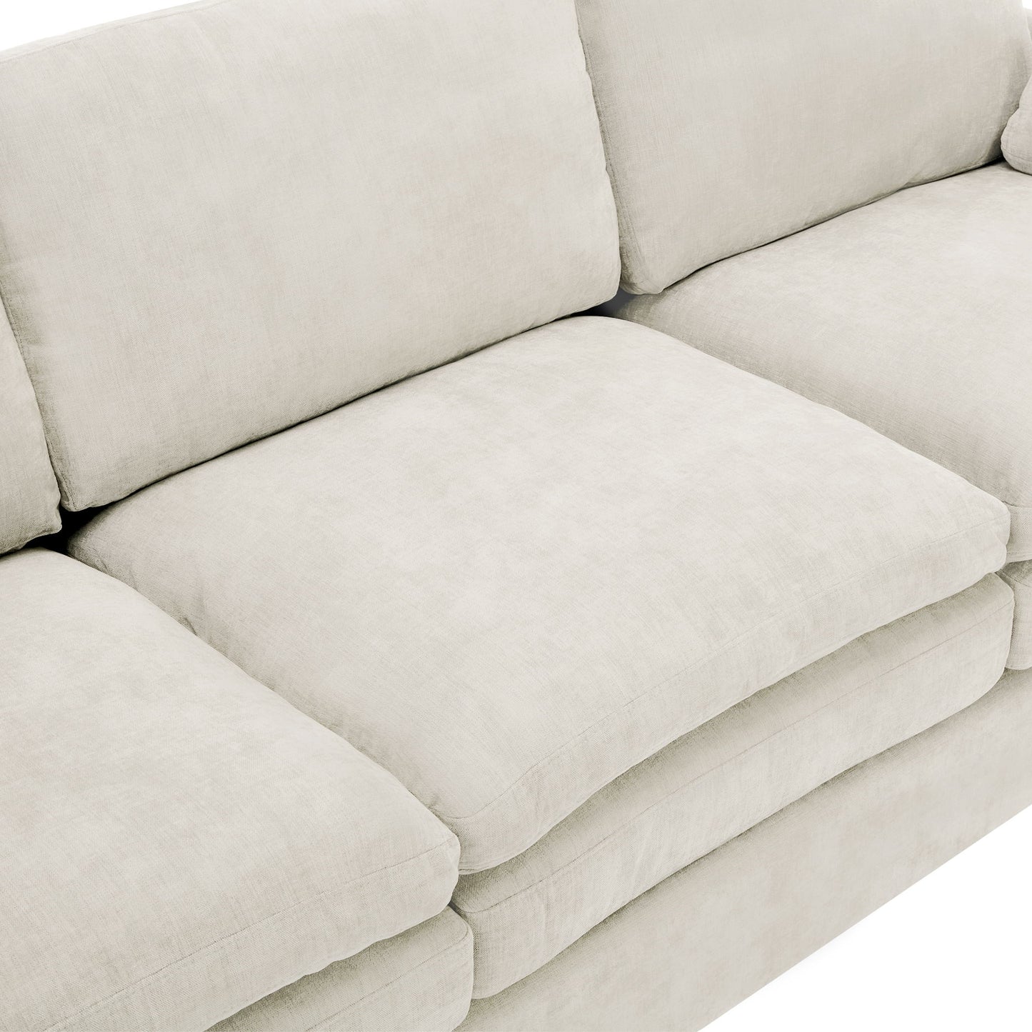 Cozy Upholstered Cushion Loveseat Sofa For Living Room