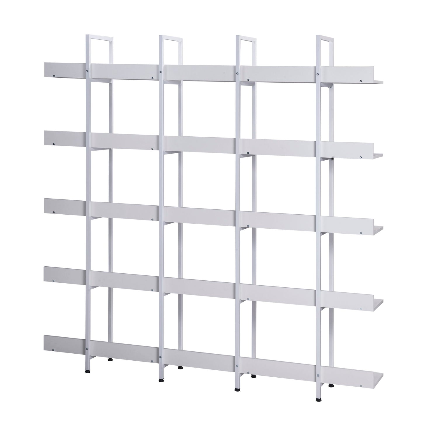 Vintage Industrial 5 Tier Open Bookcase