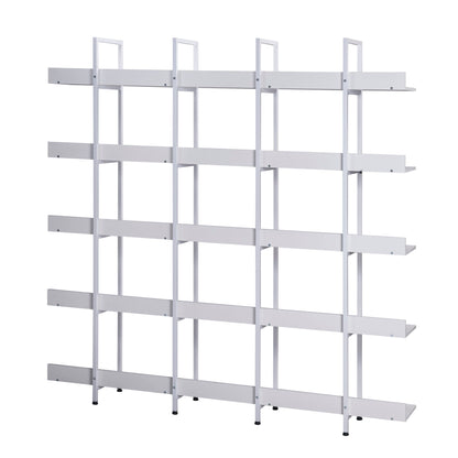 Vintage Industrial 5 Tier Open Bookcase