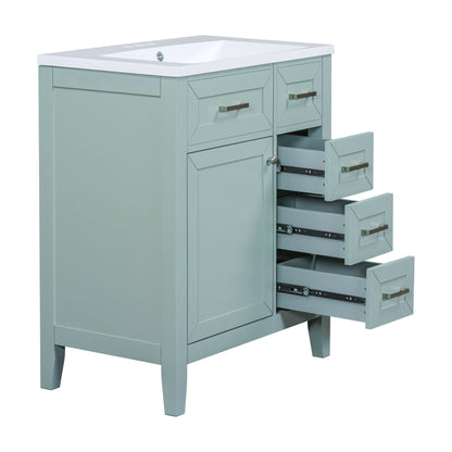 Modern Bathroom Vanity With Sink Combo, 3 Drawers