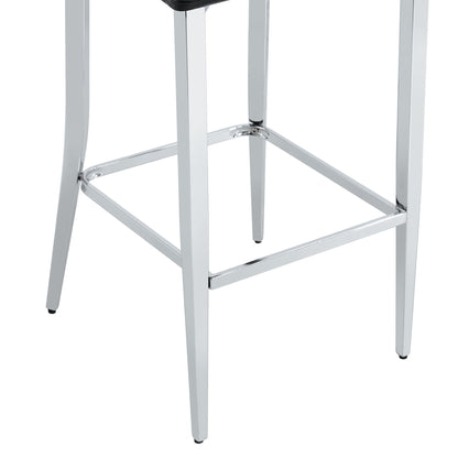 Bar Chairs & Crystal Clasp Design (Set of 2)