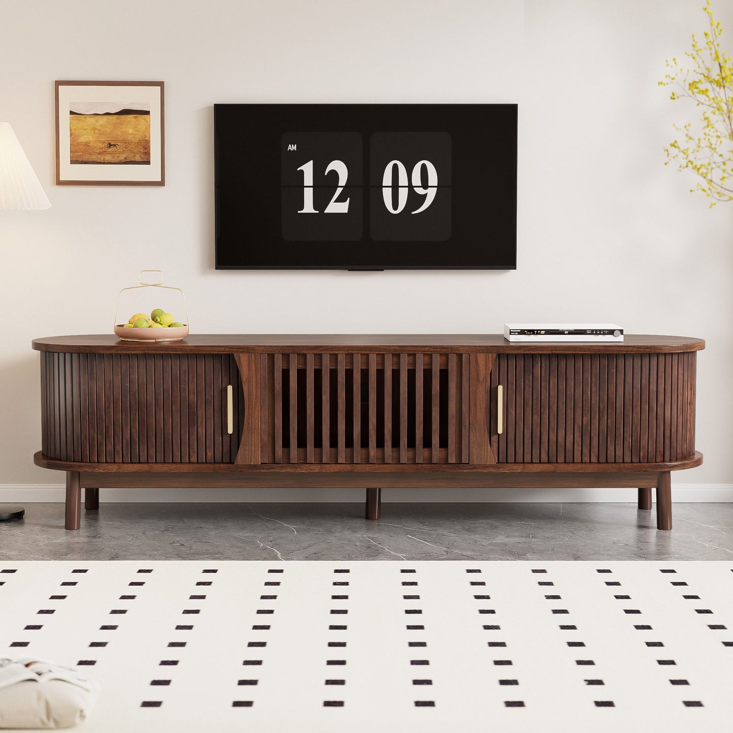 TV Stand, Entertainment Center With Storage