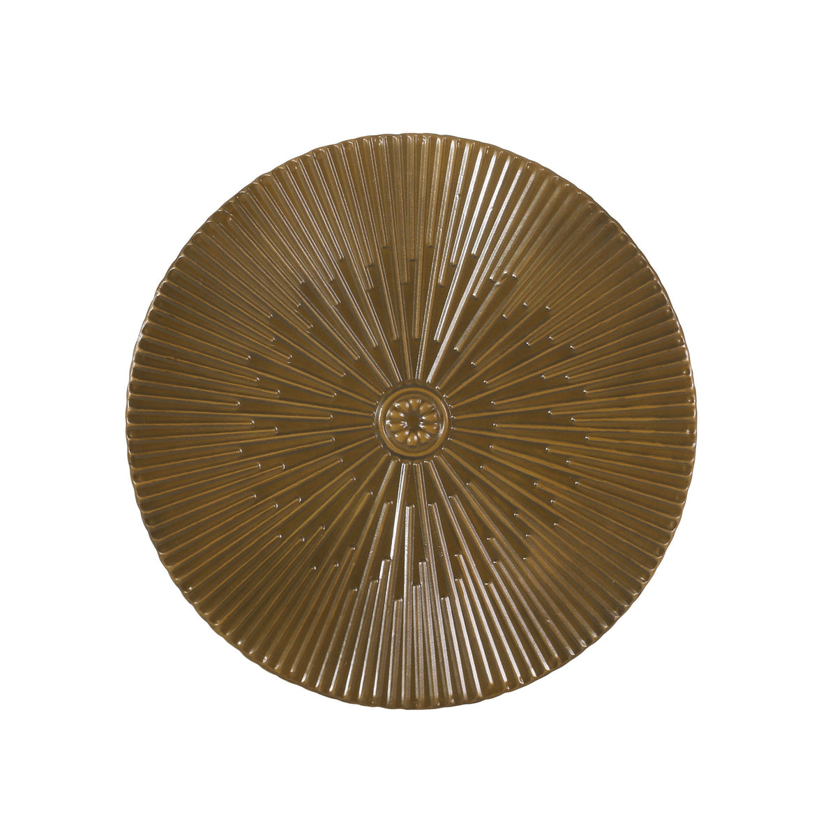 Langseth - Iron Sunburst Side Table Modern Design