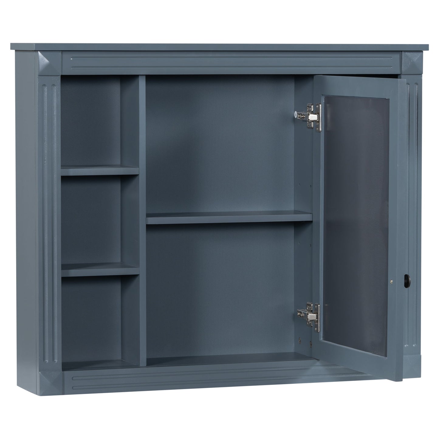 Bathroom Vanity With Top Sink, Mirror Cabinet, 2 Soft Closing Doors & 2 Drawers