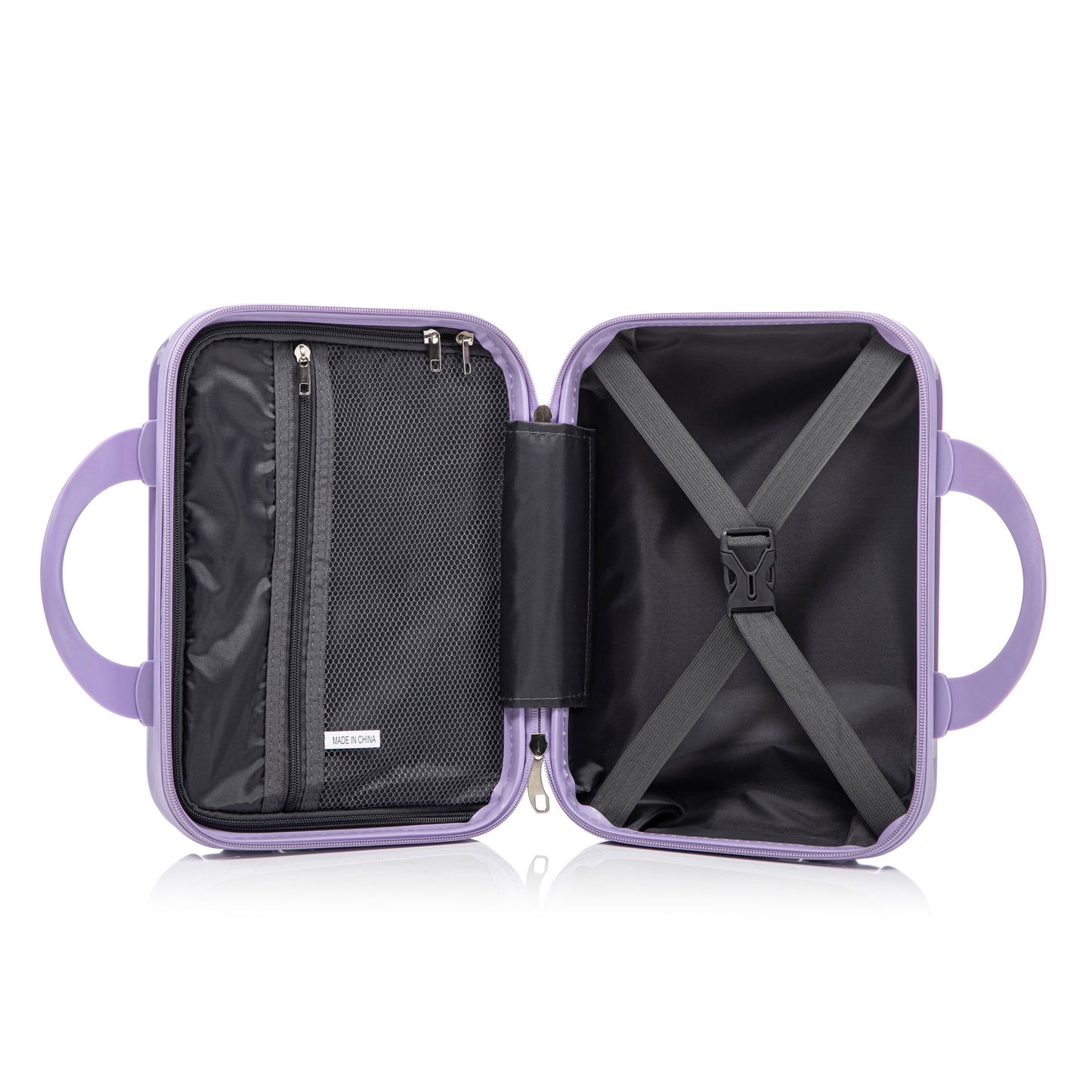 Luggage Set 14" / 20" With Combination Lock And Cosmetic Case