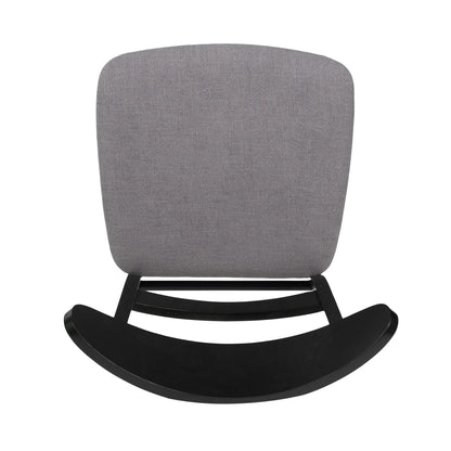 Modern Dining Chair With Upholstered Seat And Wood Frame